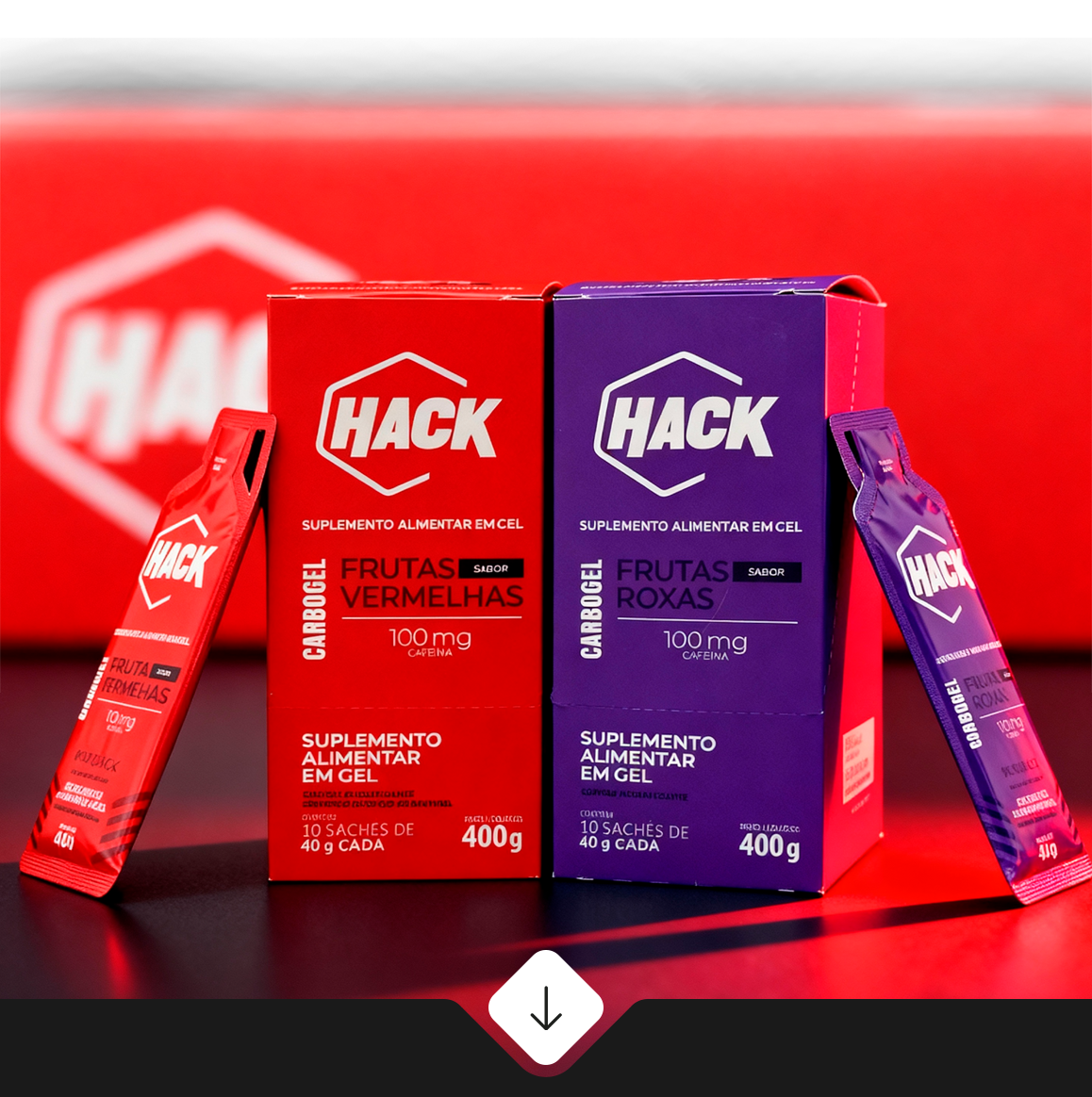 Caixas HACK Frutas Vermelhas e Frutas Roxas